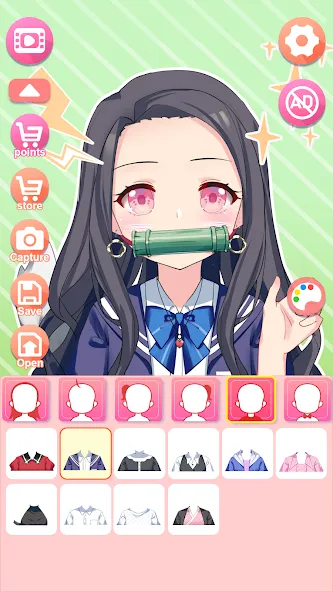 Viya Avatar Maker:emoji (Вия Аватар Мейкер) МОД/Взлом [Много монет, Открытые уровни и Мега MOD] Screenshot 2