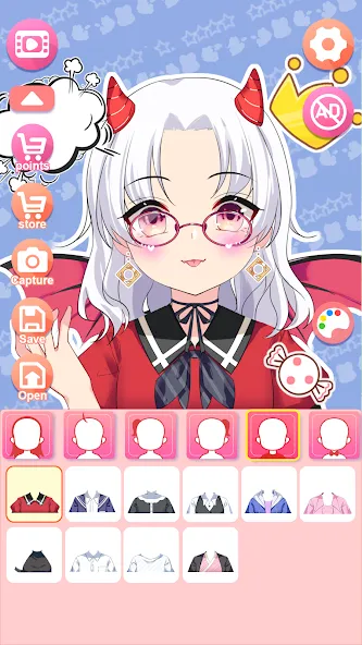 Viya Avatar Maker:emoji (Вия Аватар Мейкер) МОД/Взлом [Много монет, Открытые уровни и Мега MOD] Screenshot 5