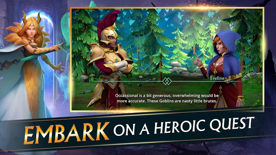 Puzzle Quest 3 - Match 3 RPG (Пазл Квест 3) МОД/Взлом [Меню, Бесконечные монеты и Открытые уровни] Screenshot 5