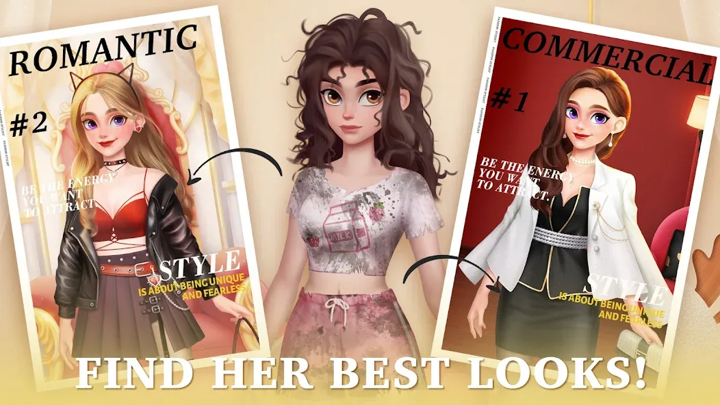 Fantasy Stylist: Match 3 (Фантазийный стилист) МОД/Взлом [Бесконечные деньги, Монеты и Мега MOD] Screenshot 2
