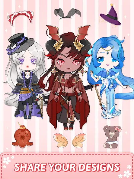 Vivi Story - Dress Up Game (Виви Стори) МОД/Взлом [Бесконечные деньги, Монеты и Мега MOD] Screenshot 2