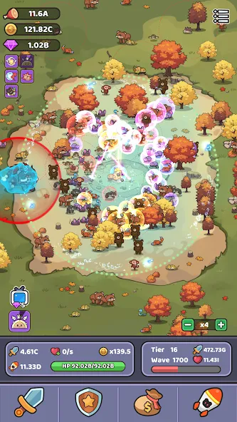 Wild Survival - Idle Defense (Уайлд Сурвивал) МОД/Взлом [Бесконечные деньги, Монеты и Мега MOD] Screenshot 3