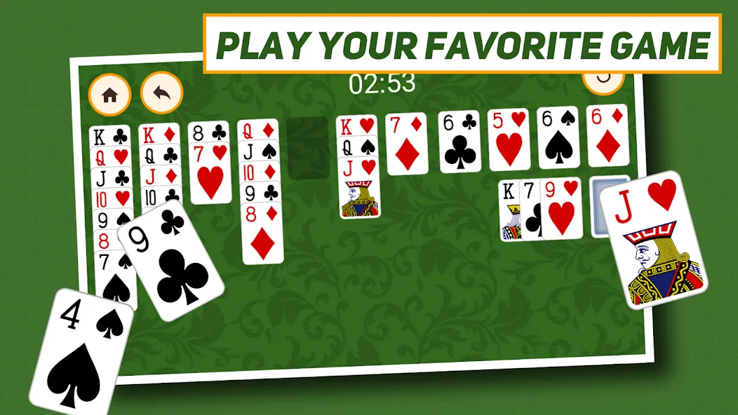 Klondike Solitaire: Classic МОД/Взлом [Много денег, Монет и Все открыто] Screenshot 5