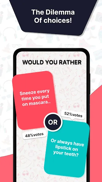 Would u Rather? Party Game МОД/Взлом [Много денег, Монет и Все открыто] Screenshot 2