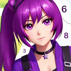 Скачать Anime Manga Color by Numbers Взлом (Много денег и без рекламы) на Android