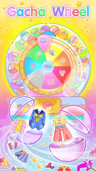 Chibi Doll Dress Up Games МОД/Взлом [Все открыто, Дополнительные деньги и Меню MOD] Screenshot 2