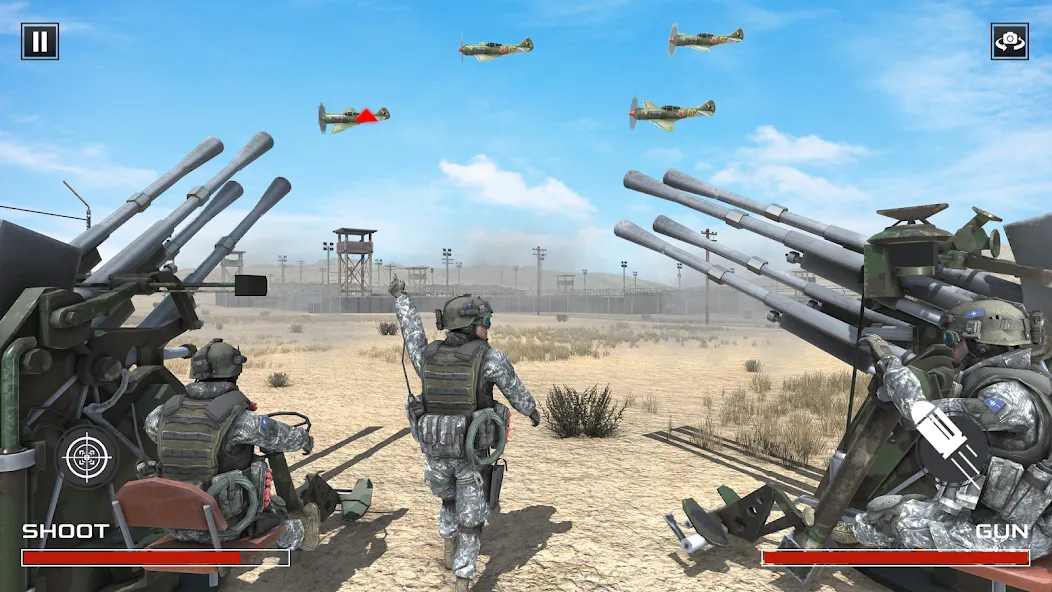 FPS War Games- Aircrafts Games — скриншот 5