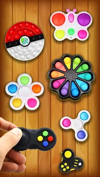 Antistress: Pop It Games 3D (Антистресс) МОД/Взлом [Бесконечные деньги, Монеты и Мега MOD] Screenshot 3