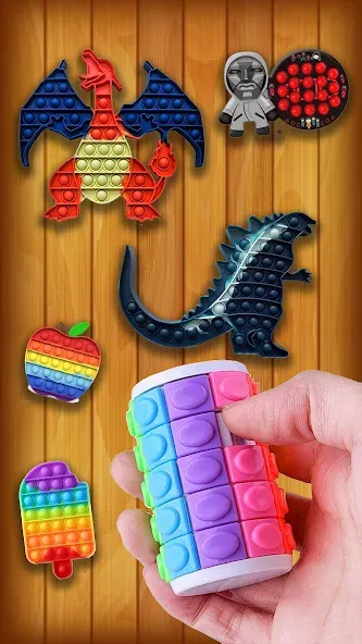Antistress: Pop It Games 3D (Антистресс) МОД/Взлом [Бесконечные деньги, Монеты и Мега MOD] Screenshot 4