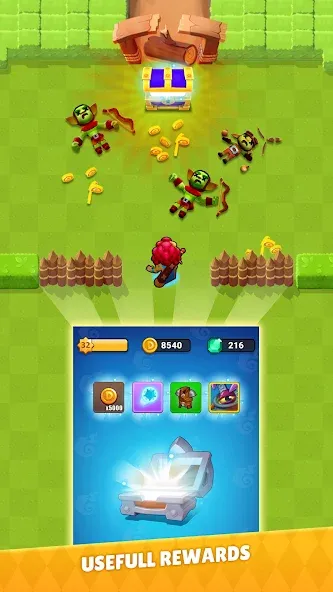 Dragono: Archer's Fire & Magic (Драгоно) МОД/Взлом [Деньги, Монеты и Меню MOD] Screenshot 3