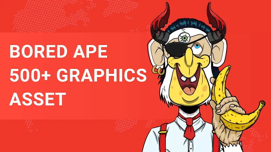 Bored Ape Maker - NFT Art (Боред Эйп Мейкер) МОД/Взлом [Все открыто, Дополнительные деньги и Меню MOD] Screenshot 4
