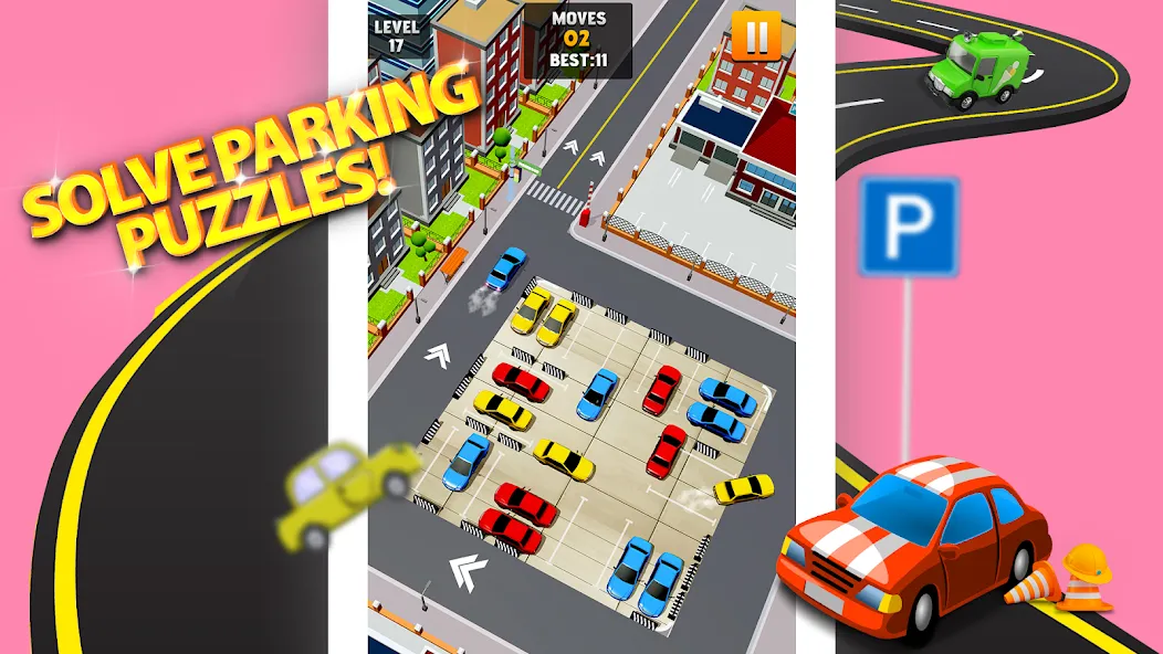 Park Master: Car Parking Jam (Парк Мастер) МОД/Взлом [Деньги, Монеты и Меню MOD] Screenshot 5