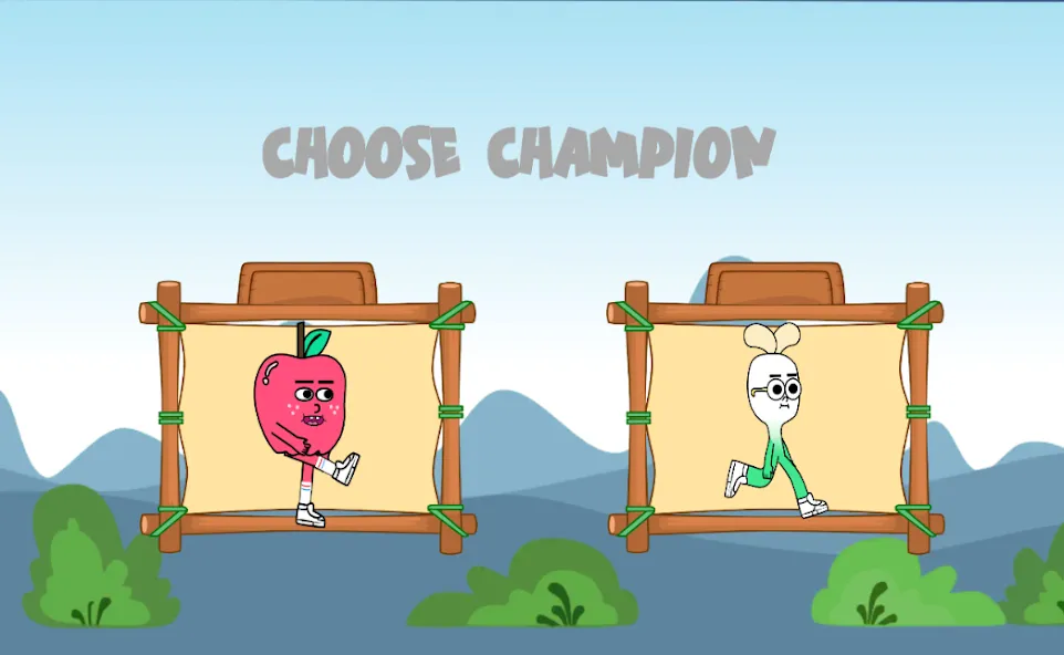 apple and onion running game (эппл энд онион раннинг гейм) МОД/Взлом [Меню, Бесконечные монеты и Открытые уровни] Screenshot 1