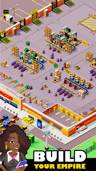 Idle Smartphone Tycoon Factory (Смартфон Фабрика Айдл Тайкун) МОД/Взлом [Много монет, Открытые уровни и Мега MOD] Screenshot 2