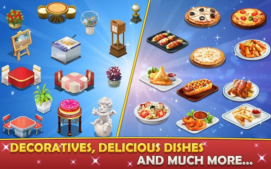 Cafe Tycoon – Cooking & Fun МОД/Взлом [Бесконечные деньги, Монеты и Мега MOD] Screenshot 3