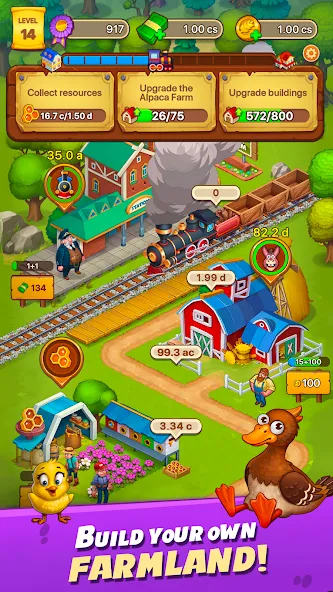 Idle Farmer: Mine Game (Айдл Фармер) МОД/Взлом [Меню, Бесконечные монеты и Открытые уровни] Screenshot 5