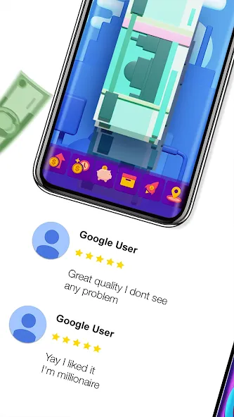 Money cash clicker МОД/Взлом [Бесконечные деньги, Монеты и Мега MOD] Screenshot 2