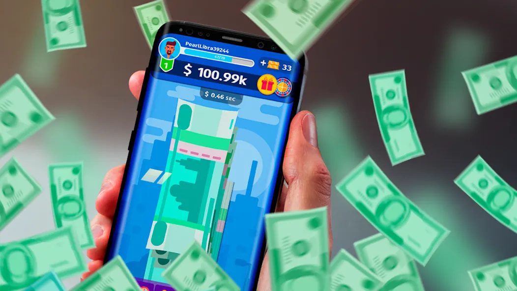 Money cash clicker МОД/Взлом [Бесконечные деньги, Монеты и Мега MOD] Screenshot 5