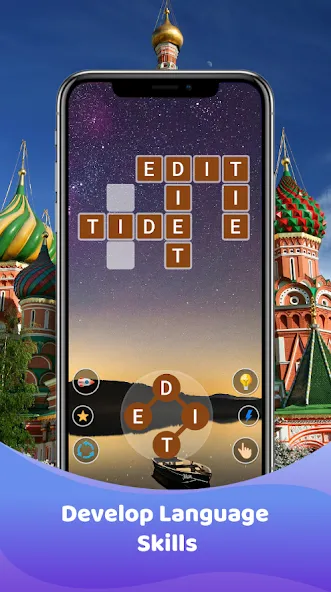 Word Game : Crossword (Кроссворд) МОД/Взлом [Деньги, Монеты и Меню MOD] Screenshot 2