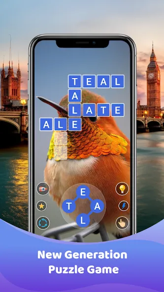 Word Game : Crossword (Кроссворд) МОД/Взлом [Деньги, Монеты и Меню MOD] Screenshot 5