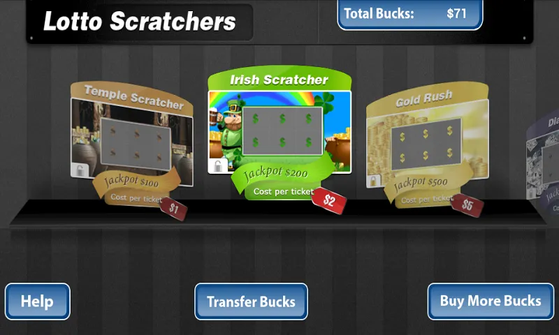 Scratch N Win (кретч и выиграй) МОД/Взлом [Много монет, Открытые уровни и Мега MOD] Screenshot 2