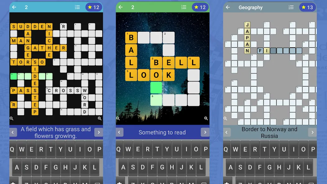 English Crossword puzzle (Английский кроссворд) МОД/Взлом [Все открыто, Дополнительные деньги и Меню MOD] Screenshot 1