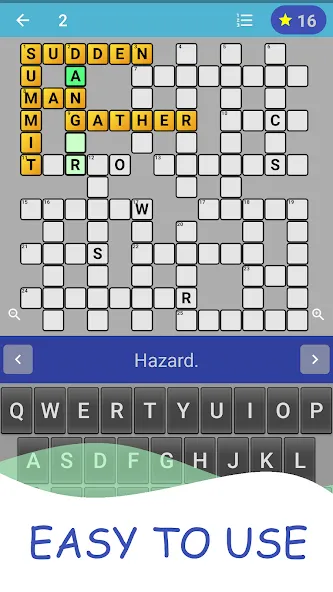 English Crossword puzzle (Английский кроссворд) МОД/Взлом [Все открыто, Дополнительные деньги и Меню MOD] Screenshot 2