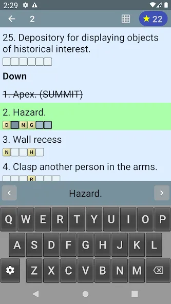 English Crossword puzzle (Английский кроссворд) МОД/Взлом [Все открыто, Дополнительные деньги и Меню MOD] Screenshot 5