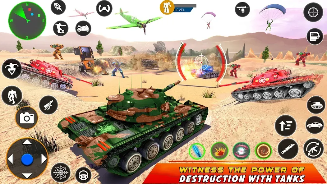 Army Bus Robot Car Game 3d МОД/Взлом [Много денег, Монет и Все открыто] Screenshot 3