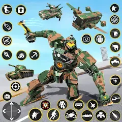 Скачать Взломанная Army Bus Robot Car Game 3d на Андроид - Много денег