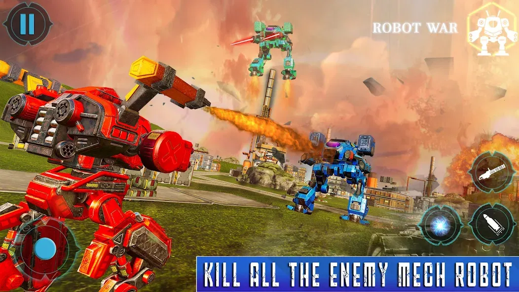 Spider Mech Wars - Robot Game МОД/Взлом [Все открыто, Дополнительные деньги и Меню MOD] Screenshot 1