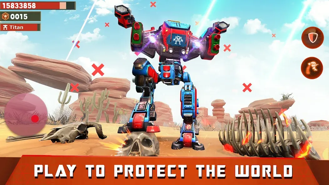 Mech Robot Wars - Multi Robot МОД/Взлом [Бесконечные деньги, Монеты и Мега MOD] Screenshot 3