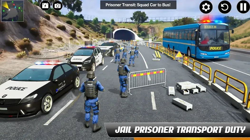 Police Bus Simulator Bus Games МОД/Взлом [Бесконечные деньги, Монеты и Мега MOD] Screenshot 2