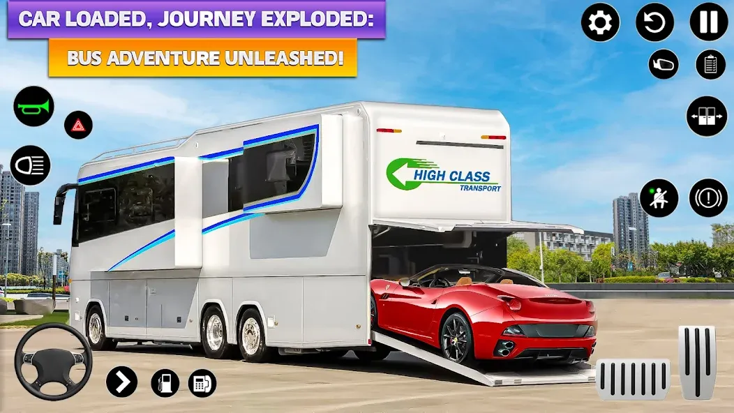 Ultimate Bus Driving Simulator (Ультимативный симулятор вождения автобуса) МОД/Взлом [Бесконечные деньги, Монеты и Мега MOD] Screenshot 1