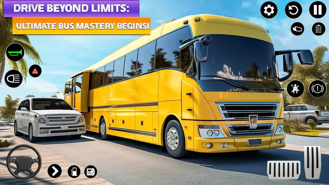 Ultimate Bus Driving Simulator (Ультимативный симулятор вождения автобуса) МОД/Взлом [Бесконечные деньги, Монеты и Мега MOD] Screenshot 2