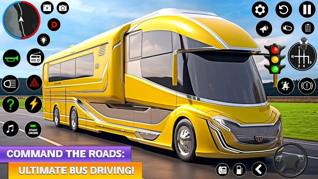 Ultimate Bus Driving Simulator (Ультимативный симулятор вождения автобуса) МОД/Взлом [Бесконечные деньги, Монеты и Мега MOD] Screenshot 3