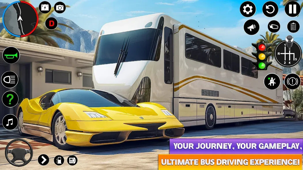 Ultimate Bus Driving Simulator (Ультимативный симулятор вождения автобуса) МОД/Взлом [Бесконечные деньги, Монеты и Мега MOD] Screenshot 5