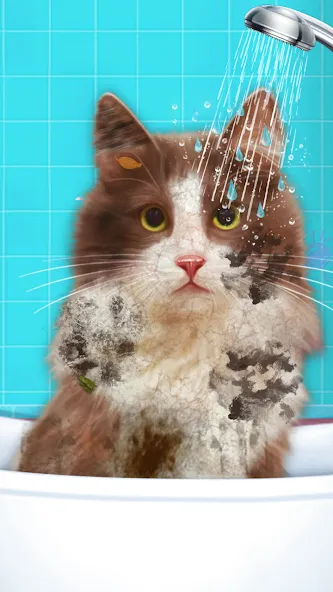 Virtual Cat ASMR Spa Makeover (Виртуальный кот  Спа Мэйкавер) МОД/Взлом [Все открыто, Дополнительные деньги и Меню MOD] Screenshot 5