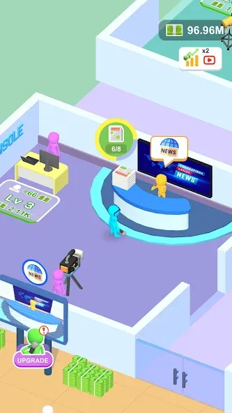 Reporter Life (Репортер Лайф) МОД/Взлом [Деньги, Монеты и Меню MOD] Screenshot 3
