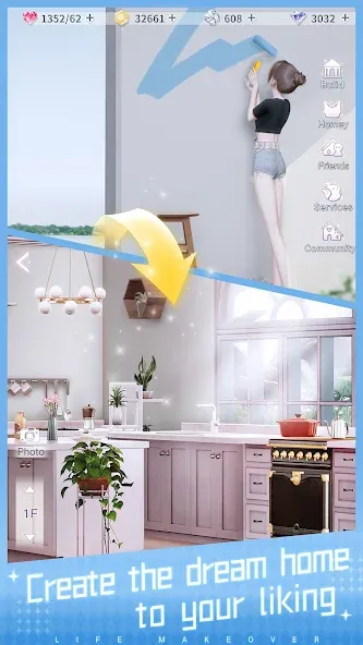 Life Makeover (Лайф мейковер) МОД/Взлом [Много денег, Монет и Все открыто] Screenshot 1