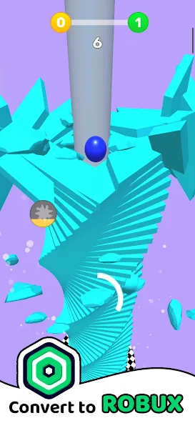 Havok Ball Robux Roblominer (Хавок Балл Робукс Робломайнер) МОД/Взлом [Много монет, Открытые уровни и Мега MOD] Screenshot 3