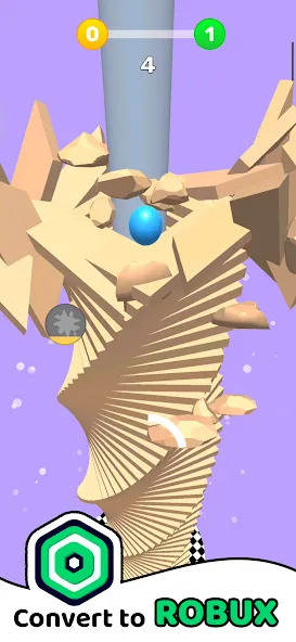 Havok Ball Robux Roblominer (Хавок Балл Робукс Робломайнер) МОД/Взлом [Много монет, Открытые уровни и Мега MOD] Screenshot 4