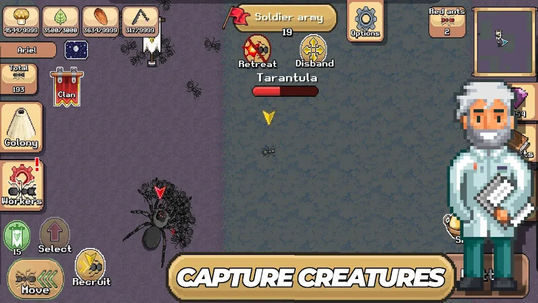 Pocket Ants: Colony Simulator (Покет Муравьи) МОД/Взлом [Деньги, Монеты и Меню MOD] Screenshot 2
