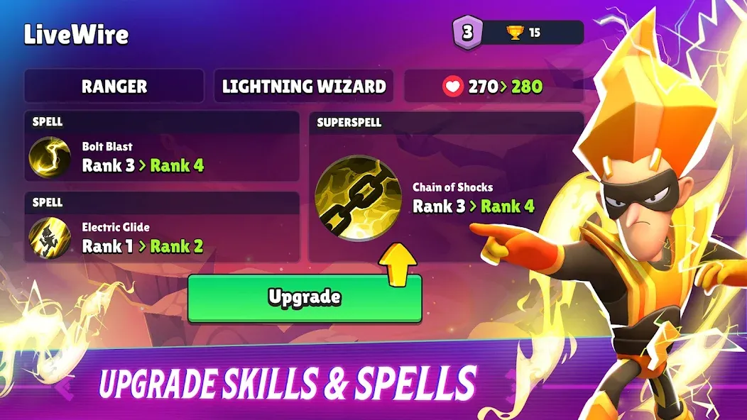 Loot Mage Trials: Battle Games (Лут Маг Испытания) МОД/Взлом [Деньги, Монеты и Меню MOD] Screenshot 3