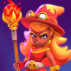 Скачать Loot Mage Trials: Battle Games Взлом (Много денег и маны) на Андроид