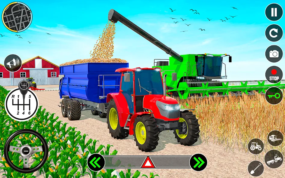 Tractor Farming: Tractor Games (Тракторное хозяйство) МОД/Взлом [Много монет, Открытые уровни и Мега MOD] Screenshot 3