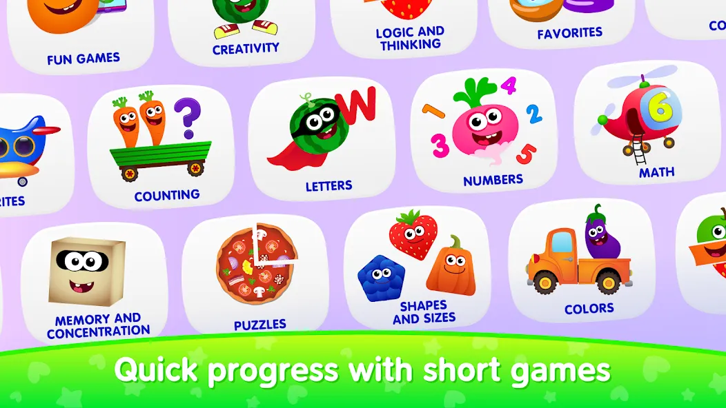 Educational games for kids 2-4 МОД/Взлом [Все открыто, Дополнительные деньги и Меню MOD] Screenshot 1