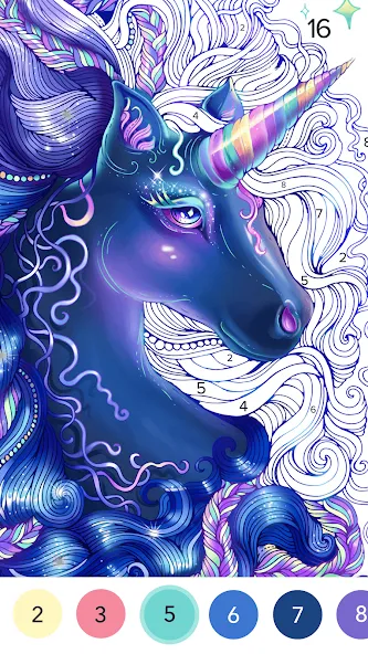 Colorscapes® - Color by Number МОД/Взлом [Деньги, Монеты и Меню MOD] Screenshot 3