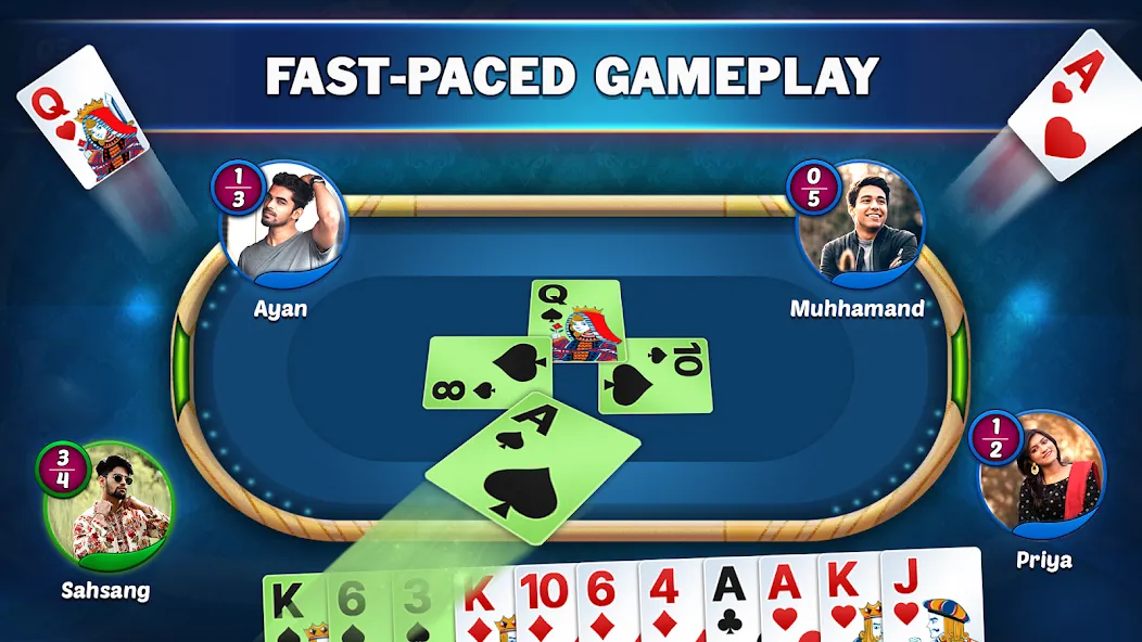Callbreak Star - Card Game (Коллбрик Стар) МОД/Взлом [Много денег, Монет и Все открыто] Screenshot 4