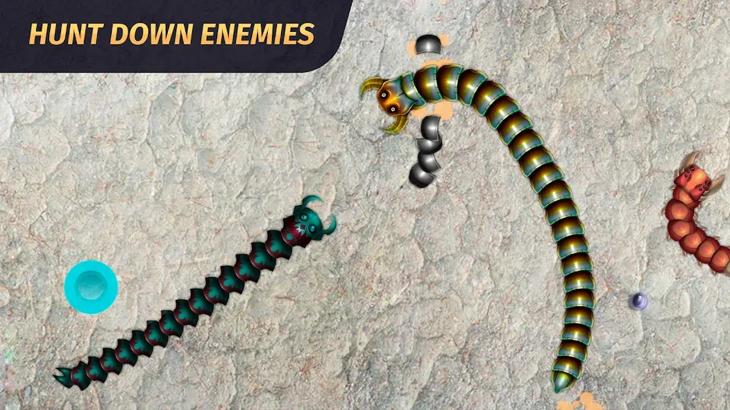 Worm.io - Gusanos Battle МОД/Взлом [Бесконечные деньги, Монеты и Мега MOD] Screenshot 2